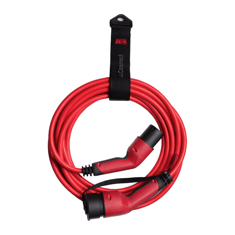 Laddboxar eConnect Laddkabel 1-fas 20 A | Mode 3 | Typ 2
