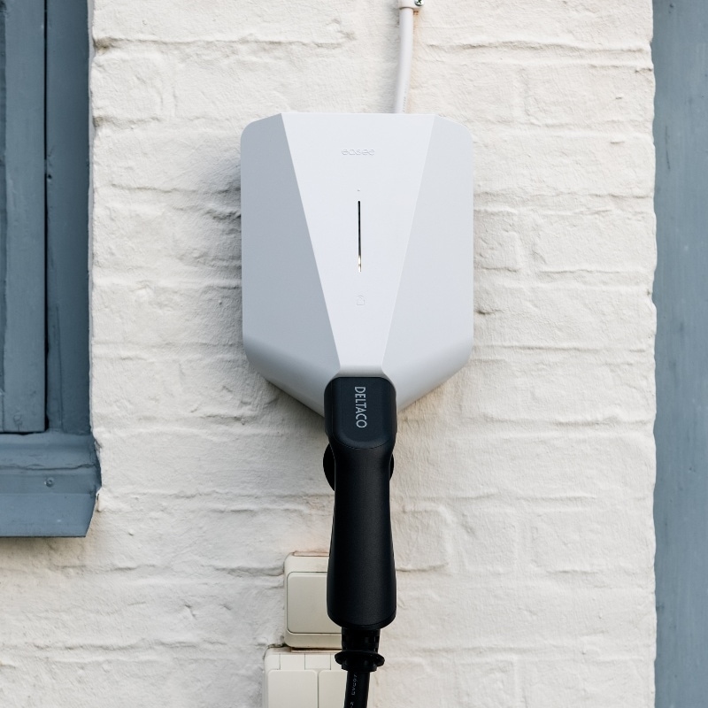 installerad laddbox hemma