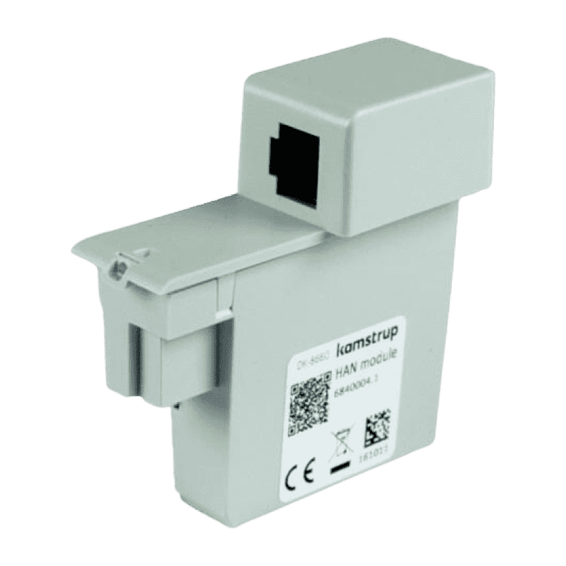 Laddboxar RJ12 modul till Kamstrup Omnipower elmätare