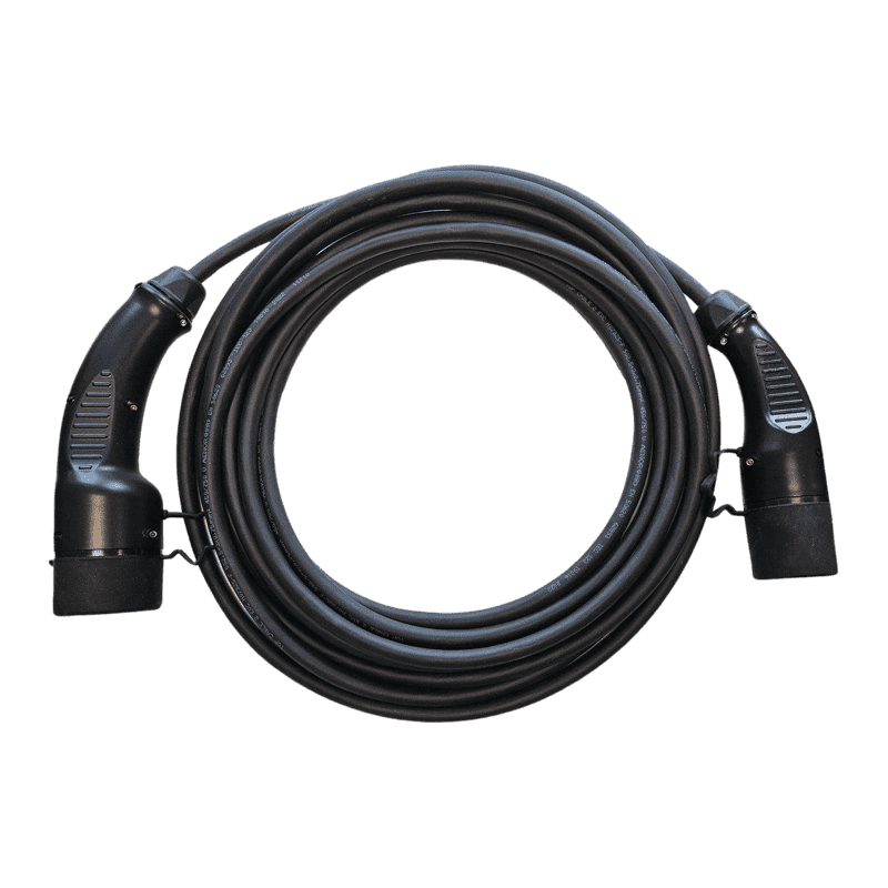 Laddboxar Tesla Laddkabel Med Knapp - 3-fas 16 A, 11 kW